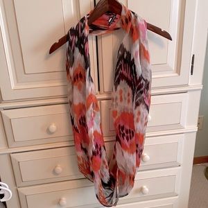 Orange & Pink Tribal Infinity Scarf